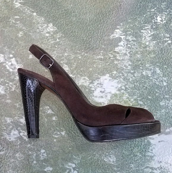 Stuart Weitzman Peep Toe Heels - Picture 3 of 8